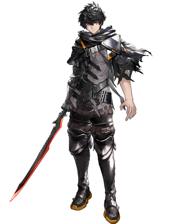 Official full-body character art of Asch