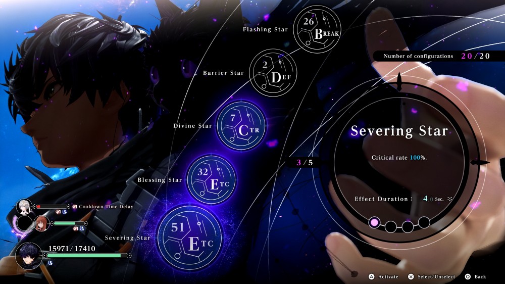 Official Rev. NOiR scene showing the world beneath falling light